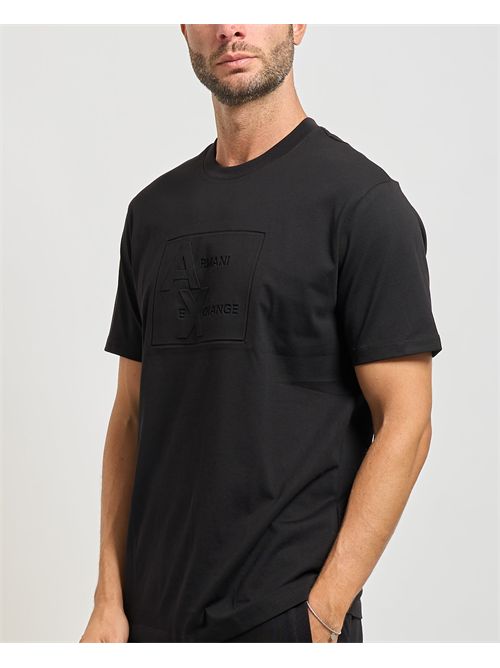 Men's Armani Exchange crew neck T-shirt with logo ARMANI EXCHANGE | XM001454-AF10361UC001